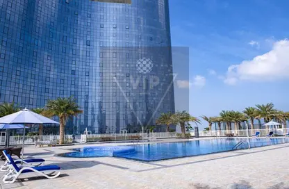 Office Space - Studio - 4 Bathrooms for rent in Leaf Tower - Tamouh - Al Reem Island - Abu Dhabi