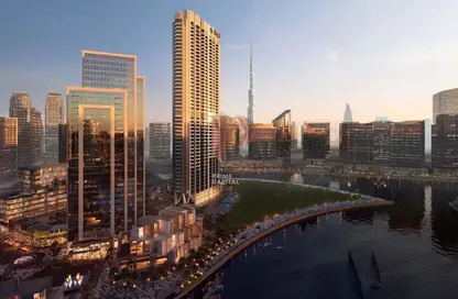 شقة - غرفة نوم - 1 حمام للبيع في بنينسولا ثري - بنينسولا - الخليج التجاري - دبي