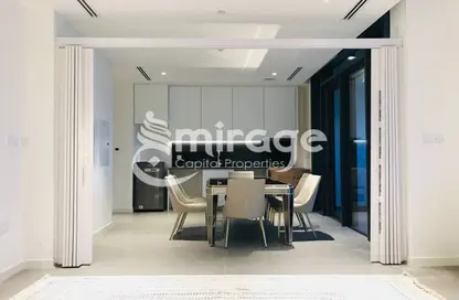 Dining Room image for: Apartment - 1 Bathroom for sale in Pixel - Makers District - Al Reem Island - Abu Dhabi, Image 1