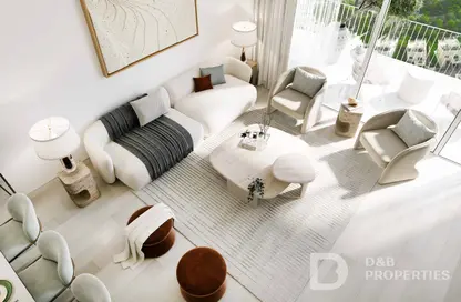 Living Room image for: Apartment - 1 Bedroom - 2 Bathrooms for sale in Luma Park Views - Jumeirah Village Circle - Dubai, Image 1