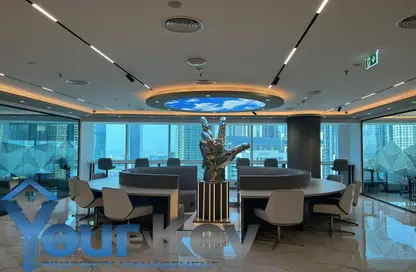 Office Space - Studio - 1 Bathroom for rent in The Prime Tower - Business Bay - Dubai