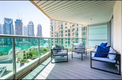 Apartment - 1 Bedroom - 3 Bathrooms for rent in Murjan Tower - Emaar 6 Towers - Dubai Marina - Dubai
