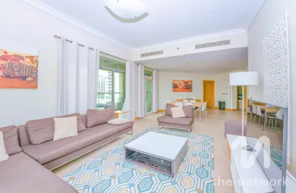 Apartment - 3 Bedrooms - 5 Bathrooms for rent in Al Das - Shoreline Apartments - Palm Jumeirah - Dubai