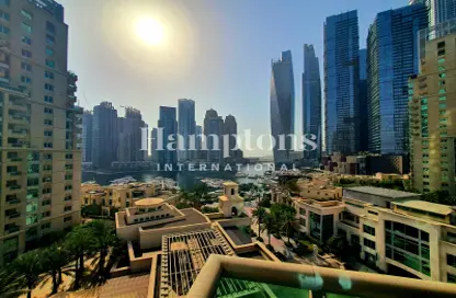 Apartment - 2 Bedrooms - 3 Bathrooms for rent in Al Mesk Tower - Emaar 6 Towers - Dubai Marina - Dubai