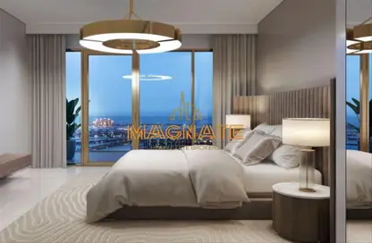 Room / Bedroom image for: Apartment - 1 Bedroom - 1 Bathroom for sale in Grand Bleu Tower 1 - EMAAR Beachfront - Dubai Harbour - Dubai, Image 1