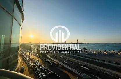 Duplex - 4 Bedrooms - 6 Bathrooms for rent in Bel Ghailam Tower - Corniche Road - Abu Dhabi