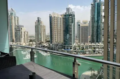 شقة - 2 غرف نوم - 3 حمامات للايجار في مارينا تيراس - دبي مارينا - دبي