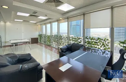 Office Space - Studio - 1 Bathroom for rent in The Prism - Business Bay - Dubai