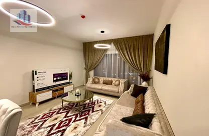Living Room image for: Apartment - 2 Bedrooms - 1 Bathroom for rent in Al Taawun Street - Al Taawun - Sharjah, Image 1