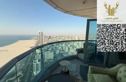 شقة - 2 غرف نوم - 3 حمامات للايجار في مساكن كورنيش عجمان - طريق كورنيش عجمان - عجمان