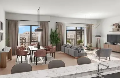 Apartment - 4 Bedrooms - 5 Bathrooms for sale in Lamaa - Madinat Jumeirah Living - Umm Suqeim - Dubai