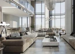 Living Room image for: Apartment - 1 bedroom - 2 bathrooms for sale in Radiant Square - City Of Lights - Al Reem Island - Abu Dhabi, Image 1