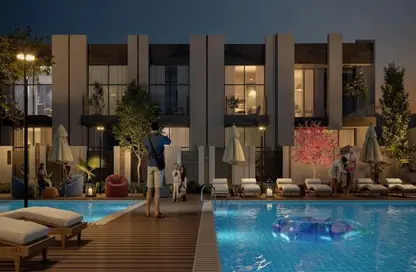 Townhouse - 4 Bedrooms - 7 Bathrooms for sale in Reportage Village Khalifa City - Khalifa City - Abu Dhabi