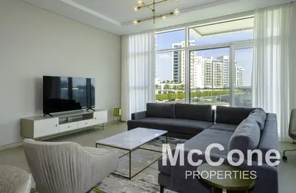 Living Room image for: Apartment - 2 Bedrooms - 3 Bathrooms for rent in Banyan Tree Residences Hillside Dubai - Jumeirah Lake Towers - Dubai, Image 1