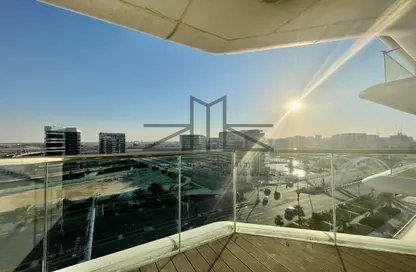 Balcony image for: Apartment - 3 Bedrooms - 5 Bathrooms for rent in Al Hadeel - Al Bandar - Al Raha Beach - Abu Dhabi, Image 1