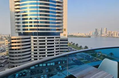Apartment - 2 Bedrooms - 3 Bathrooms for rent in Blue Tower - Al Majaz 3 - Al Majaz - Sharjah Apartment - 2 Bedrooms - 3 Bathrooms for rent in Blue Tower - Al Majaz 3 - Al Majaz - Sharjah