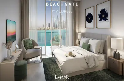 Apartment - 2 Bedrooms - 2 Bathrooms for sale in Beachgate by Address - EMAAR Beachfront - Dubai Harbour - Dubai