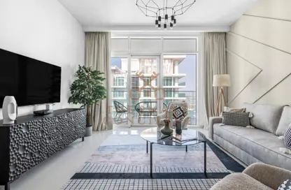 Living Room image for: Apartment - 2 Bedrooms - 2 Bathrooms for rent in Sunrise Bay - EMAAR Beachfront - Dubai Harbour - Dubai, Image 1