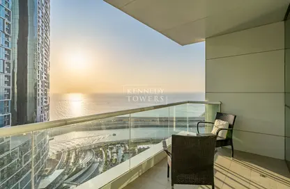 Balcony image for: Apartment - 2 Bedrooms - 2 Bathrooms for rent in Al Bateen Residences - Jumeirah Beach Residence - Dubai, Image 1