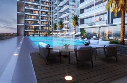 Pool image for: Apartment - 1 Bedroom - 2 Bathrooms for sale in Binghatti Azure - Jumeirah Village Circle - Dubai, Image 1