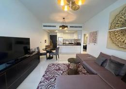 Living / Dining Room image for: Apartment - 1 bedroom - 1 bathroom for sale in Ghalia - District 18 - Jumeirah Village Circle - Dubai, Image 1