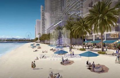 Apartment - 1 Bedroom - 1 Bathroom for sale in Beachgate by Address - EMAAR Beachfront - Dubai Harbour - Dubai