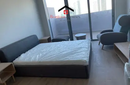 Apartment - Studio - 1 Bathroom for rent in Azizi Aura - Downtown Jebel Ali - Dubai
