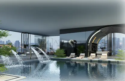 صورة لـ حوض سباحة النزل و الشقق الفندقية - استوديو - 2 حمامات للبيع في هايف جى في سي - قرية الجميرا سركل - دبي ، صورة رقم 1