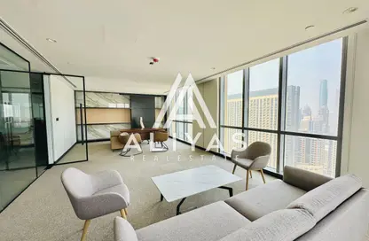 Office Space - Studio - 4 Bathrooms for rent in Marina Plaza - Dubai Marina - Dubai