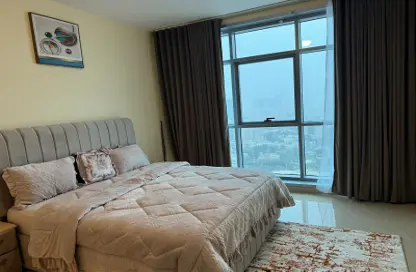 شقة - غرفة نوم - 2 حمامات للبيع في برج الكورنيش - طريق كورنيش عجمان - عجمان