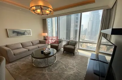 شقة - غرفة نوم - 2 حمامات للايجار في العنوان رزيدنس فاونتن فيوز - دبي وسط المدينة - دبي