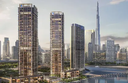 Apartment - 1 Bedroom - 2 Bathrooms for sale in Peninsula Four - Peninsula - Business Bay - Dubai