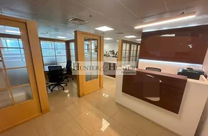 مكتب - استوديو - 2 حمامات للايجار في وان ليك بلازا - (JLT) مجمع T - أبراج بحيرة الجميرا - دبي