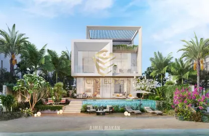 فيلا - 5 غرف نوم - 8 حمامات للبيع في جزيرة الثريا - مدينة أجمل مكان - مدينة الواجهة المائية لإمارة الشارقة - الشارقة