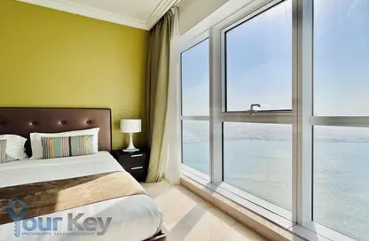 Room / Bedroom image for: Apartment - 1 Bedroom - 2 Bathrooms for rent in Meera MAAM Residence - Corniche Road - Abu Dhabi, Image 1