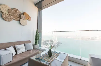 Balcony image for: Apartment - 2 Bedrooms - 3 Bathrooms for rent in Jumeirah Gate Tower 1 - The Address Jumeirah Resort and Spa - Jumeirah Beach Residence - Dubai, Image 1