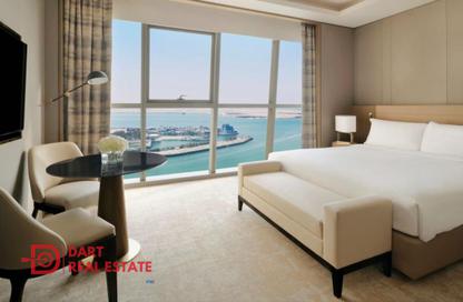 النزل و الشقق الفندقية - غرفة نوم - 2 حمامات للايجار في انتركونتيننتال ريزيدنس ابو ظبي - البطين - أبوظبي