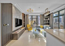 Living Room image for: Apartment - 2 bedrooms - 3 bathrooms for rent in Claren Tower 1 - Claren Towers - Downtown Dubai - Dubai, Image 1