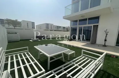 Terrace image for: Townhouse - 3 Bedrooms - 3 Bathrooms for sale in Casablanca Boutique Villas - Pacifica - Damac Hills 2 - Dubai, Image 1