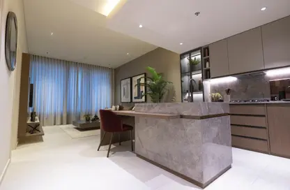 صورة لـ مطبخ شقة - غرفة نوم - 2 حمامات للبيع في بيفرلي بوليفارد - ارجان - دبي ، صورة رقم 1