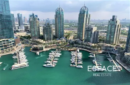 Apartment - 3 Bedrooms - 4 Bathrooms for rent in Marina Terrace - Dubai Marina - Dubai