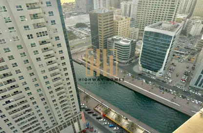 Apartment - 1 Bedroom - 2 Bathrooms for rent in Canal Star Tower - Al Majaz 3 - Al Majaz - Sharjah