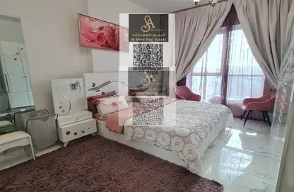 Apartment - 1 Bedroom - 2 Bathrooms for rent in Oasis Tower - Al Rashidiya 1 - Al Rashidiya - Ajman