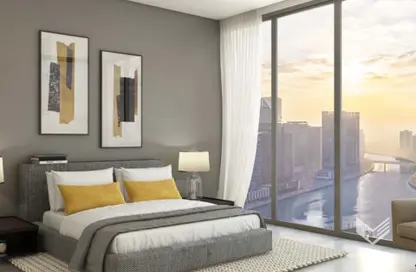 Apartment - 1 Bedroom - 1 Bathroom for sale in Peninsula Two - Peninsula - Business Bay - Dubai
