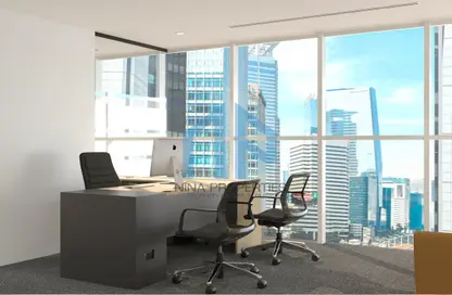 Office Space - Studio - 1 Bathroom for rent in Swiss Tower - JLT Cluster Y - Jumeirah Lake Towers - Dubai