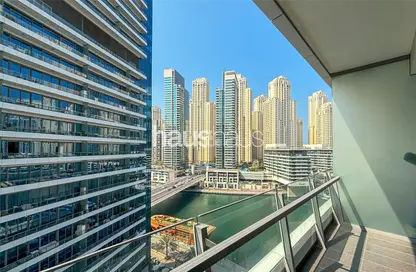 Apartment - 1 Bathroom for sale in Silverene Tower B - Silverene - Dubai Marina - Dubai