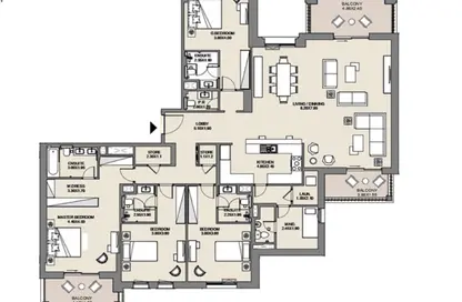 Apartment - 4 Bedrooms - 5 Bathrooms for sale in Madinat Jumeirah Living - Umm Suqeim - Dubai