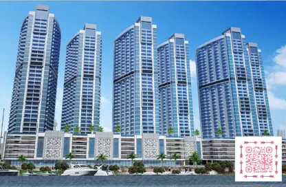 Apartment - 1 Bedroom - 2 Bathrooms for sale in Ajman Creek Towers - Al Rashidiya 1 - Al Rashidiya - Ajman