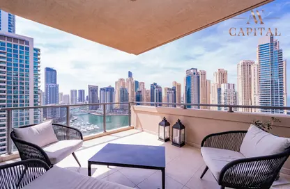 Apartment - 3 Bedrooms - 4 Bathrooms for rent in Al Majara 1 - Al Majara - Dubai Marina - Dubai