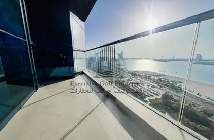 Apartment - 3 Bedrooms - 4 Bathrooms for rent in Wave tower - Corniche Road - Abu Dhabi